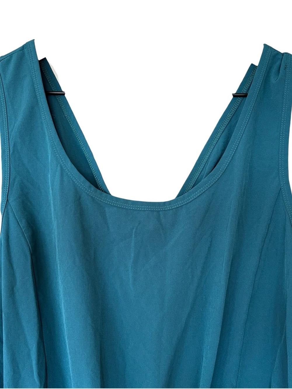 Minders Women's Teal Cross Back Sleeveless Jumpsuit - Picture 4 of 9